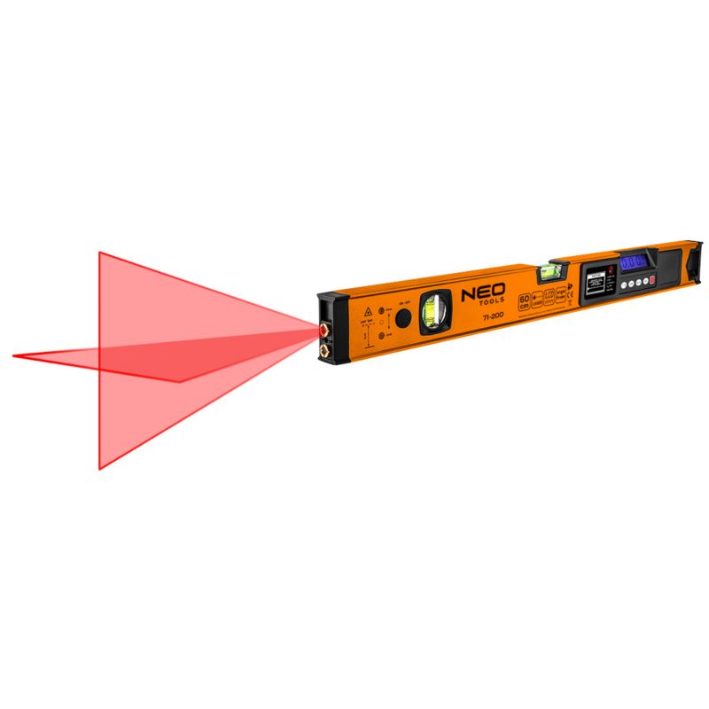 Poziomnica NEO TOOLS z wyświetlaczem elektronicznym 60 cm 1 szt
