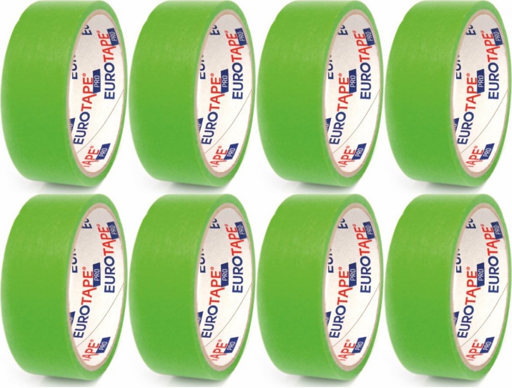 8x Taśma do precyzjnego maskowania Dalpo, Euro-Tape Pro Washi, TMSL, 30mm x 25m