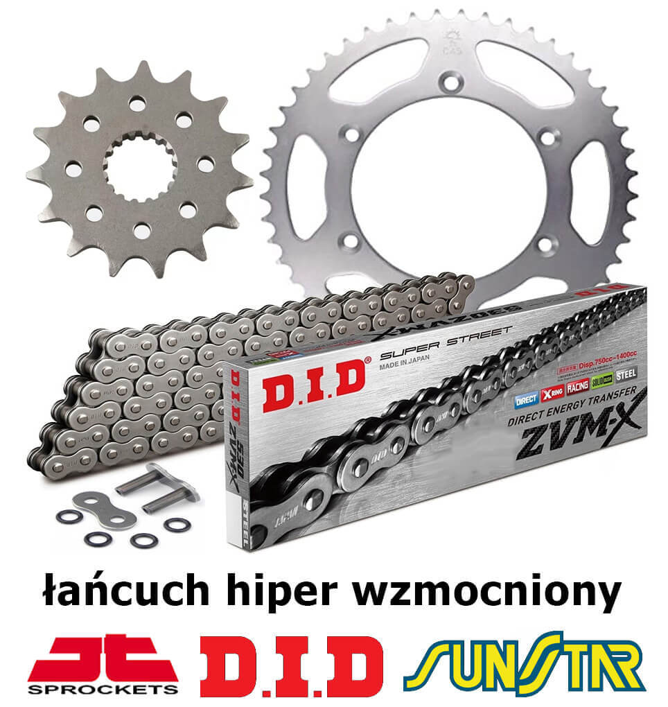 Yamaha Xv 250S Virago 1995-2008 Zestaw Napędowy Did Hiper Wzmocniony Yamaha 1996 250 Xv 250S