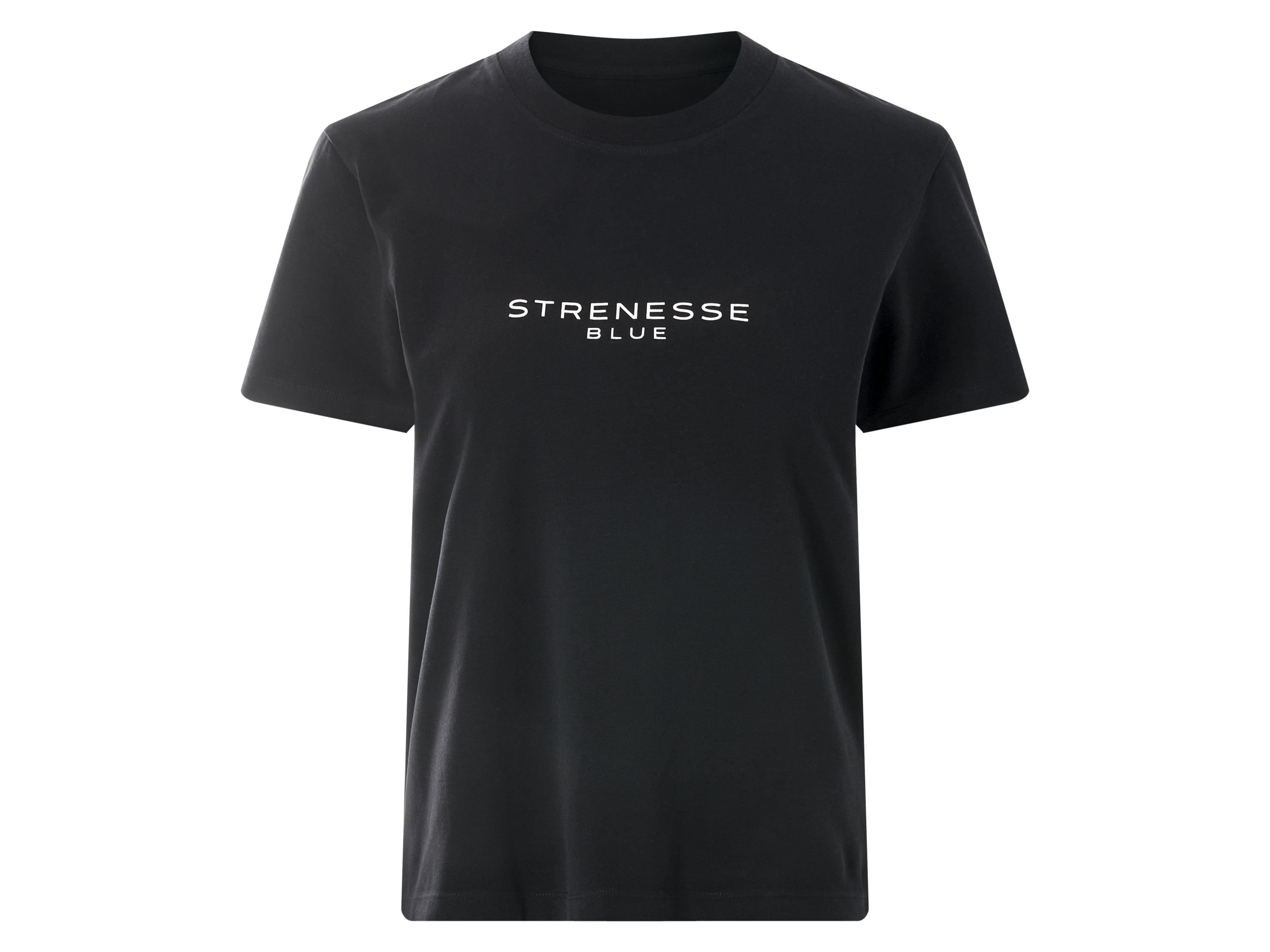 Strenesse Blue T-shirt damski z bawełną Czarny, L44/46