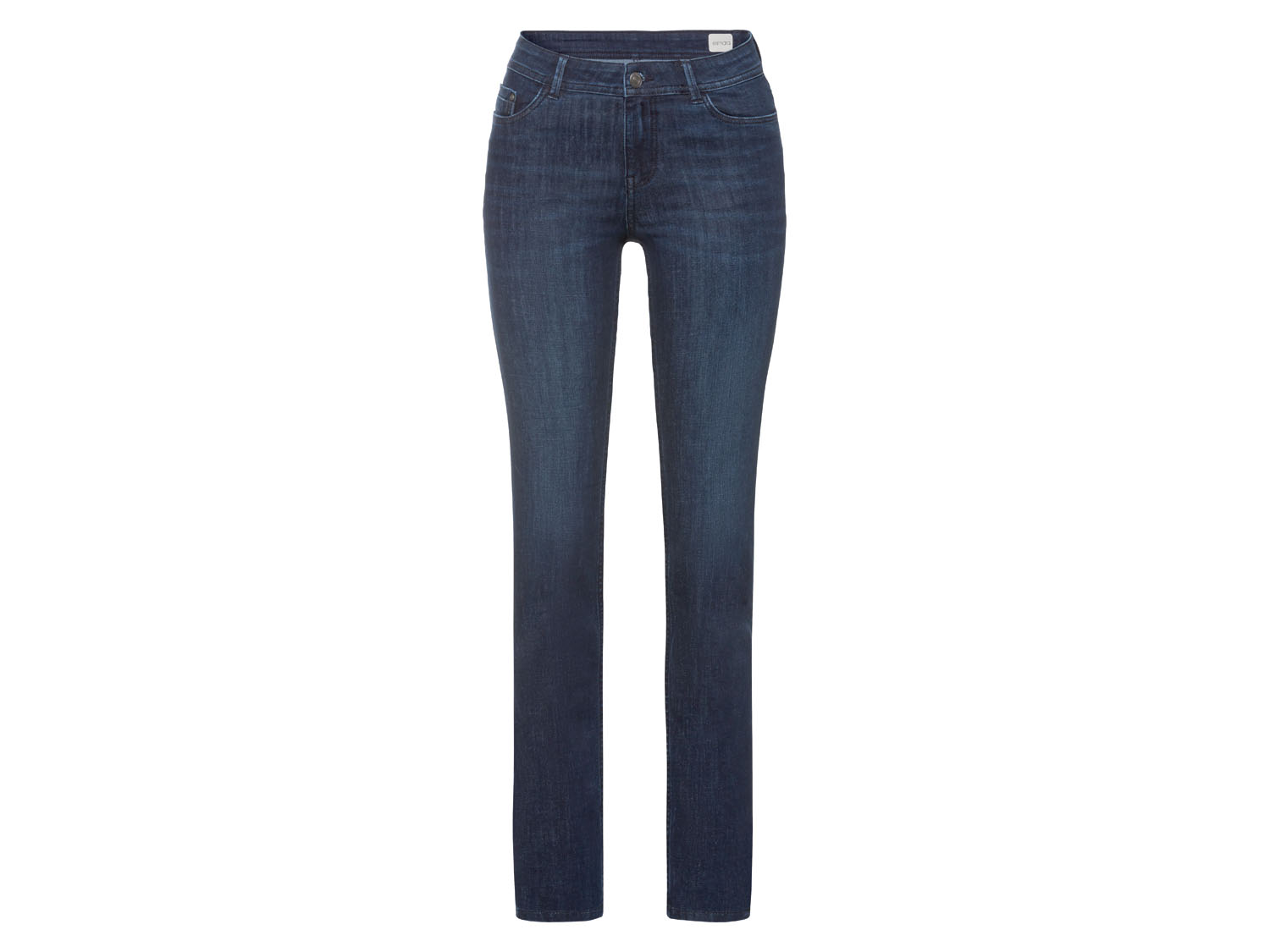 esmara Jeansy damskie slim fit Standardowa długość, Ciemnoniebieski, 46