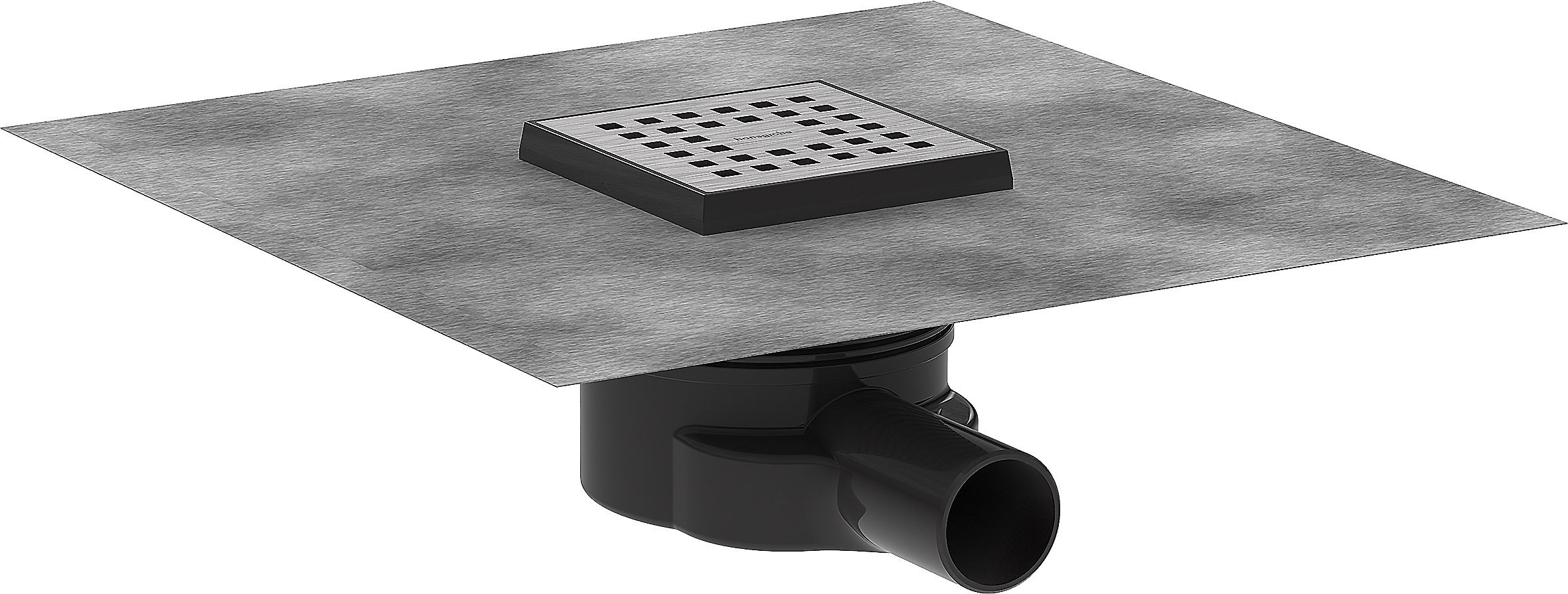 Darmowa Dostawa - Odpływ prysznicowy 10 cm stal Hansgrohe RainDrain Point 56246800