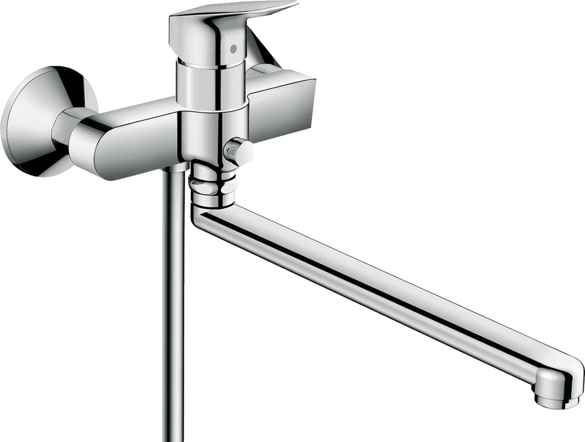 Darmowa Dostawa - Bateria wannowo-prysznicowa ścienna chrom Hansgrohe Logis 71402000