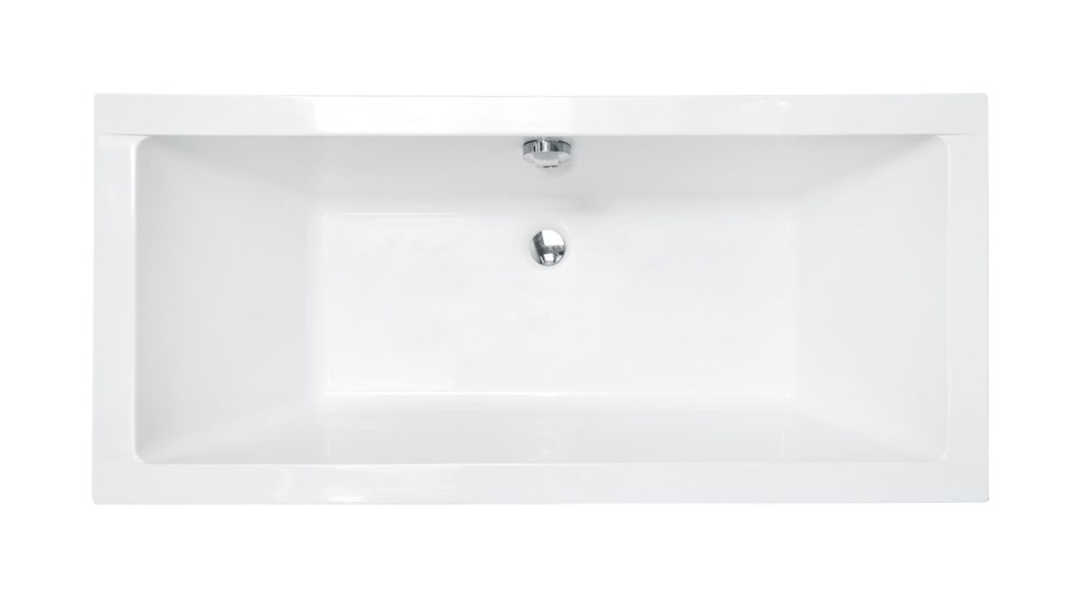 Darmowa Dostawa - Wanna prostokątna 170x75 cm biała Besco Quadro #WAQ170PK
