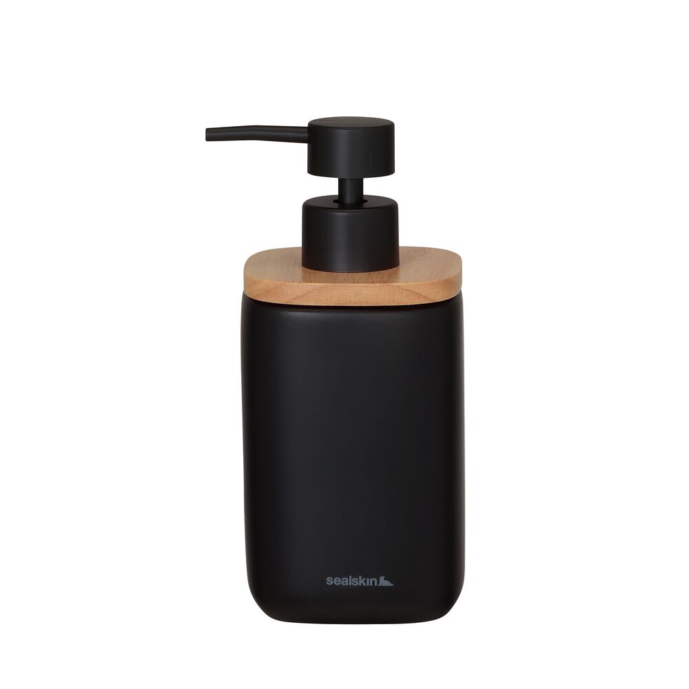 Darmowa Dostawa - Dozownik do mydła 200 ml czarny Sealskin Mind 800055