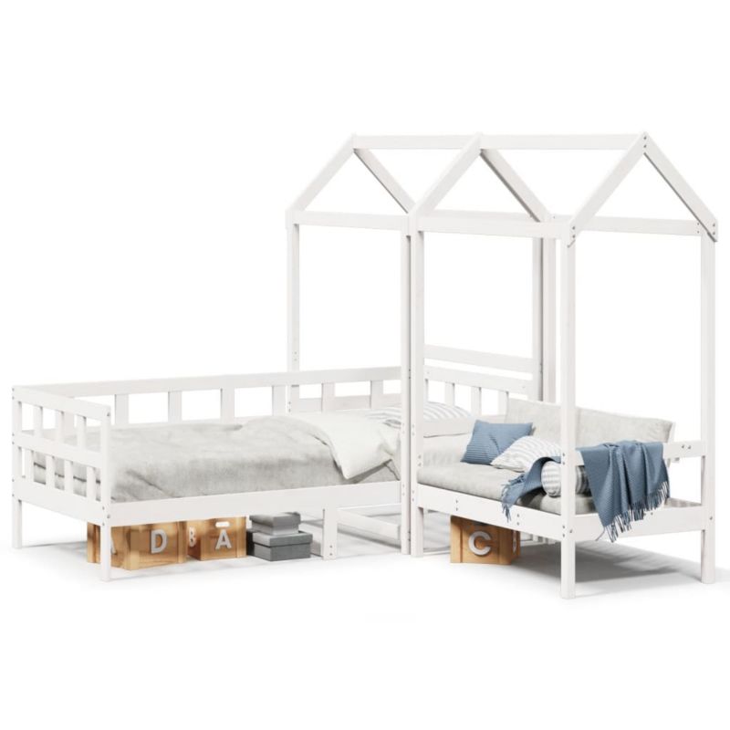 Rama łóżka WaszeMeble 80x200 cm Biały sosna WM-3282247 1 szt.