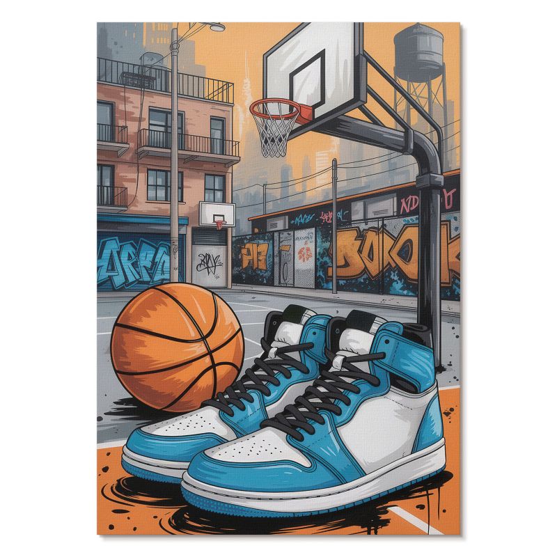 Nowoczesny Plakat na Płótnie Tulup 29,7x42 cm (A3) Sportowa energia Do salonu, biura, pokoju młodzieżowego 1 szt.