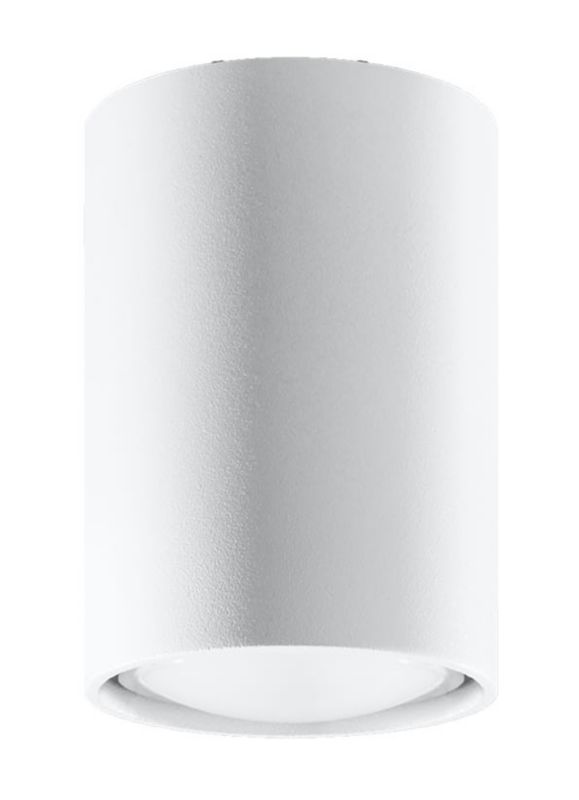 Oprawa sufitowa Sollux Lighting Lagos biały 1 x GU10 x 40W IP20 wym: 6 x 6 cm - 1 szt.
