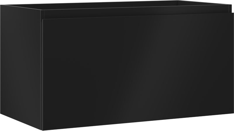 Szafka podumywalkowa Mexen Orio czarna mat 90x47x46 cm 1 szuflada 1 szt.