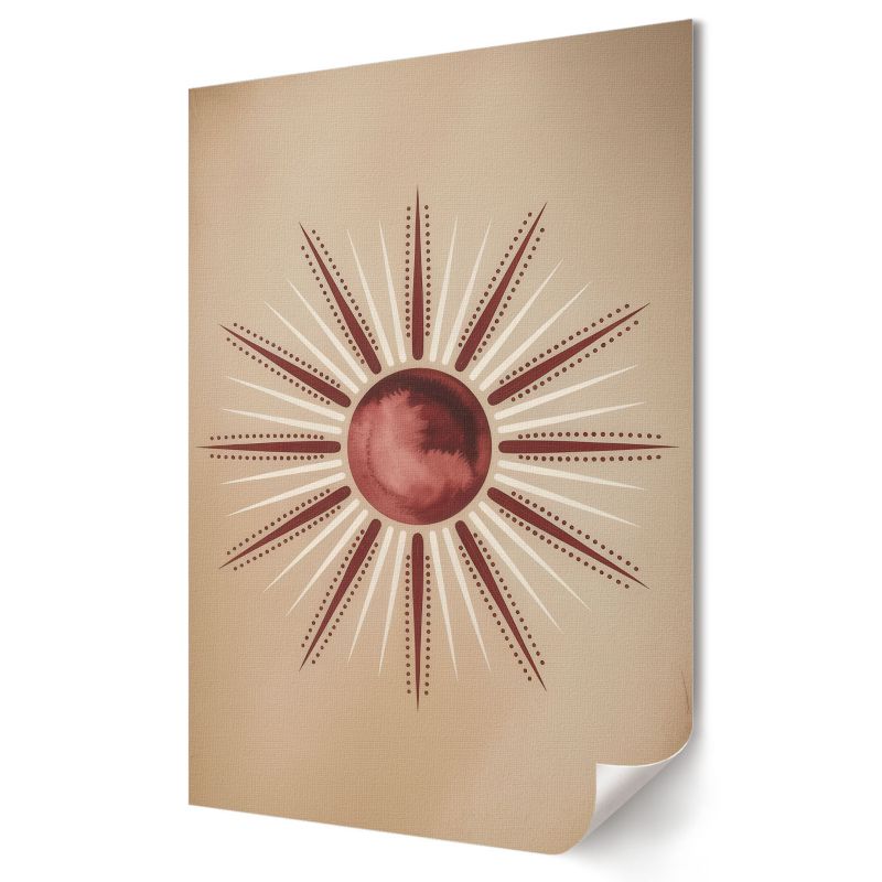 Plakat na ścianę Wallfluent Format A3 Boho słońce Grupa Twórcza CMYK Group 1 szt.