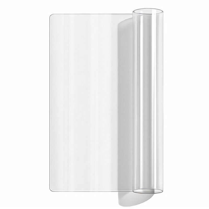 Mata na biurko przezroczysta Tulup 55x55 cm Miękkie szkło bezwonna 1 szt.