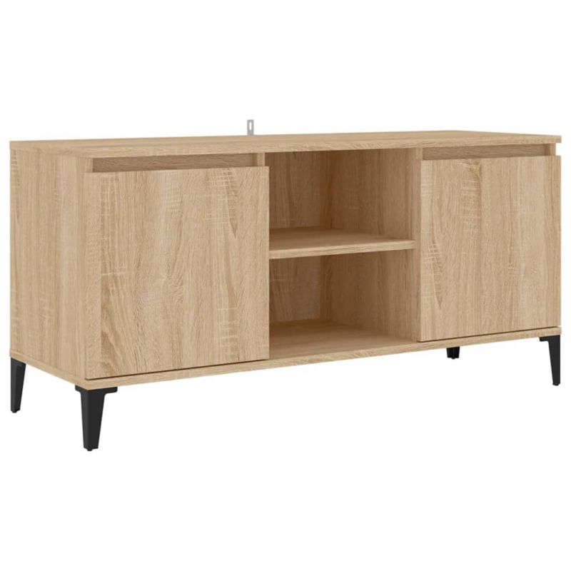 Szafka pod tv vidaxl 805971 brąz 1 szt