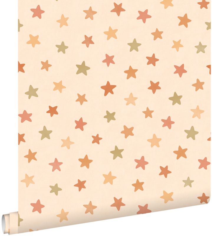 Tapeta ESTAhome ognie beżowym,pomarańczowymIżółtym 50 x 900 cm - 1 rol.