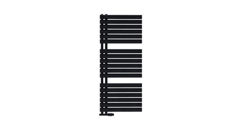 Grzejnik łazienkowy LUXRAD Flag bis 1164 x 500 mm czarny mat str. 675W 1 szt