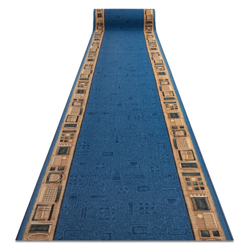 Chodnik RugsX 100x650 cm niebieski 225462 1 szt.