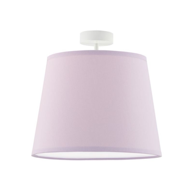 Lampa wisząca Volta Light Factory żyrandol plafon z abażurem stożek Jasny fioletowy COSMO 1szt.