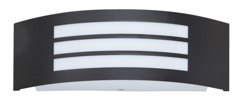Kinkiet ścienny zewnętrzny Rabalux Roma czarny matowy-biały 1 x E27 x 14W IP44 wym: 10 x 31,8 x 9 cm - 1 szt.