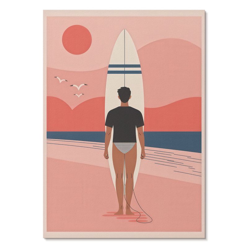 Plakat na Płótnie Tulup 42x59,4 cm (A2) Plażowy motyw Do sypialni, salonu, biura 1 szt.