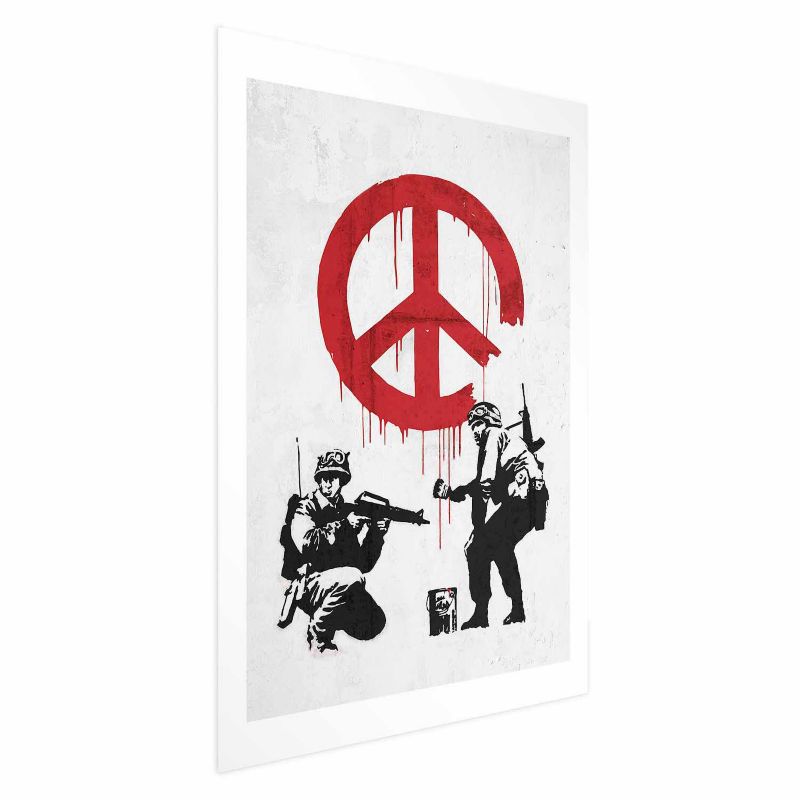 Plakat Artgeist Wojna i pokój 40x60 cm bez ramy z marginesem 1 szt