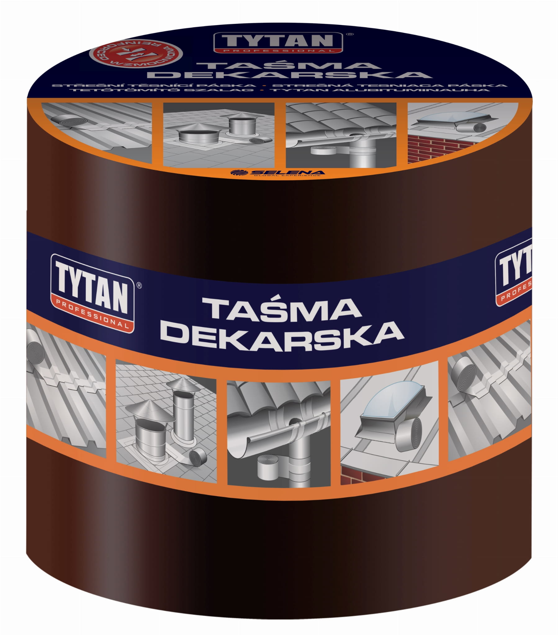 TYTAN TAŚMA DEKARSKA BRĄZ 15CMX10M
