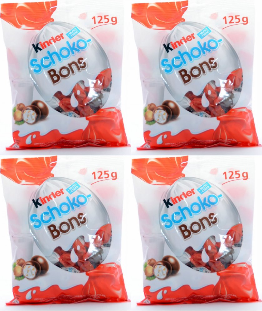 4x Cukierki Kinder Schoko Bons, 125g