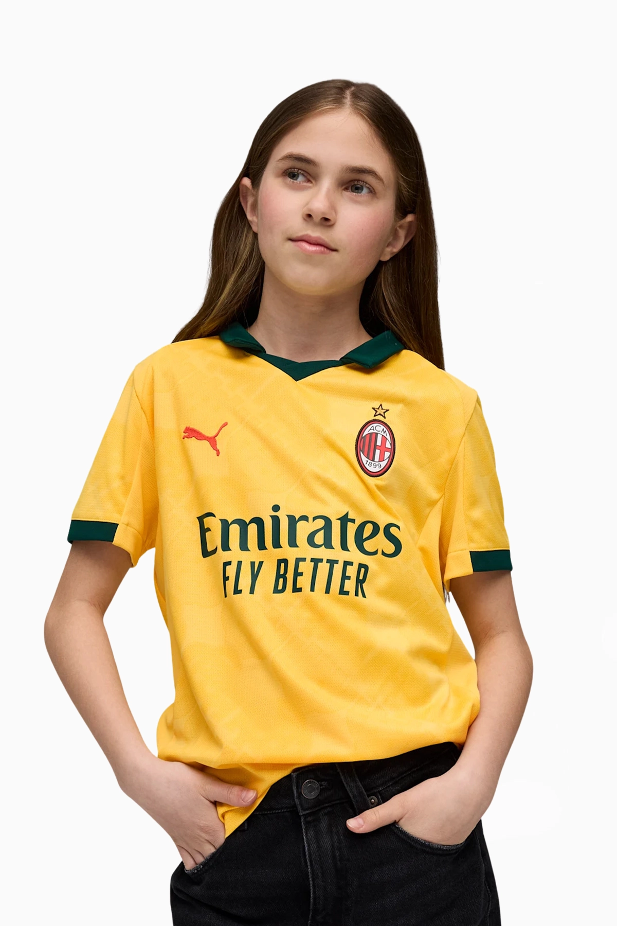 Koszulka Puma AC Milan 25/26 Trzecia Replica Junior - Żółty