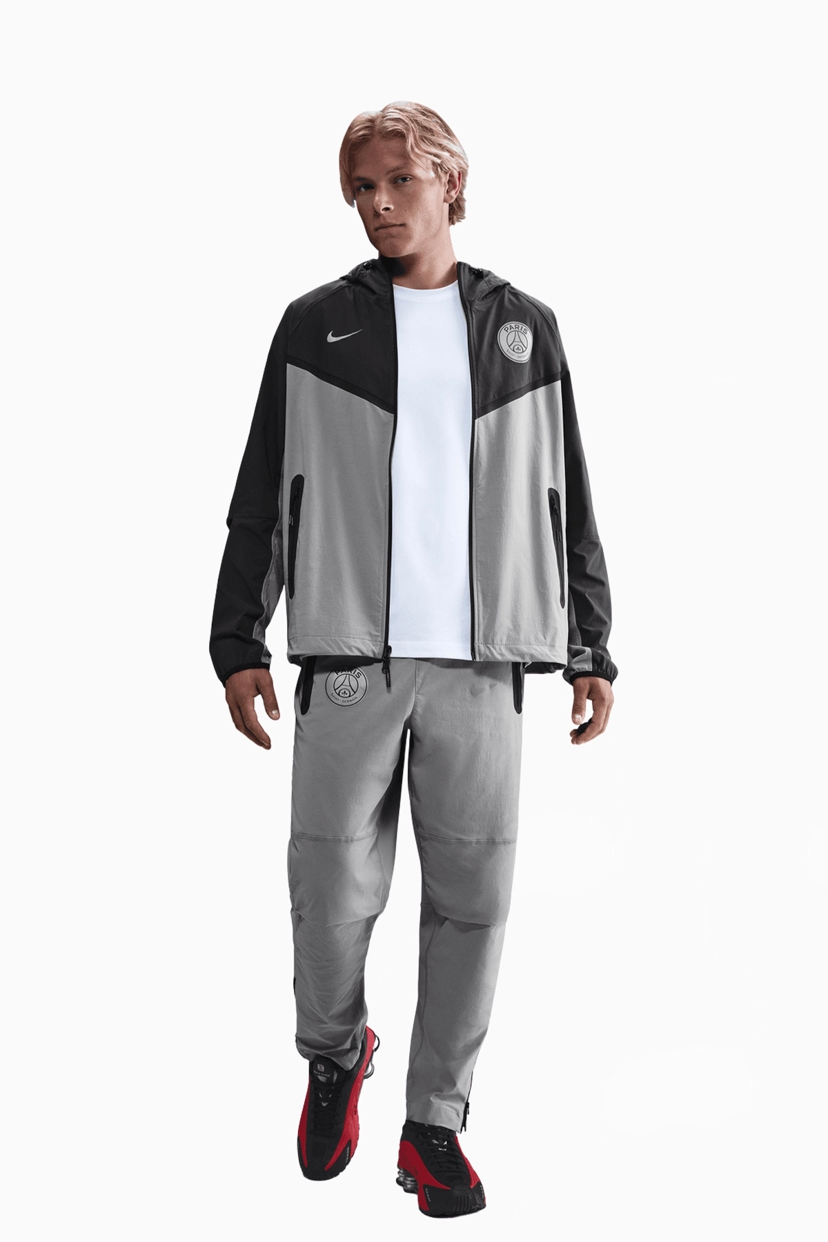 Spodnie Nike PSG 25/26 Tech - Szary