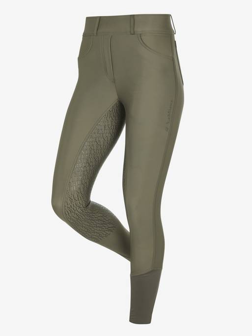 LeMieux legginsy jeździeckie Demi Khaki 24h