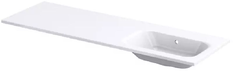 Oristo Uni umywalka 141x46 cm prostokątna meblowa biała UME-AR-140-92-P-BO