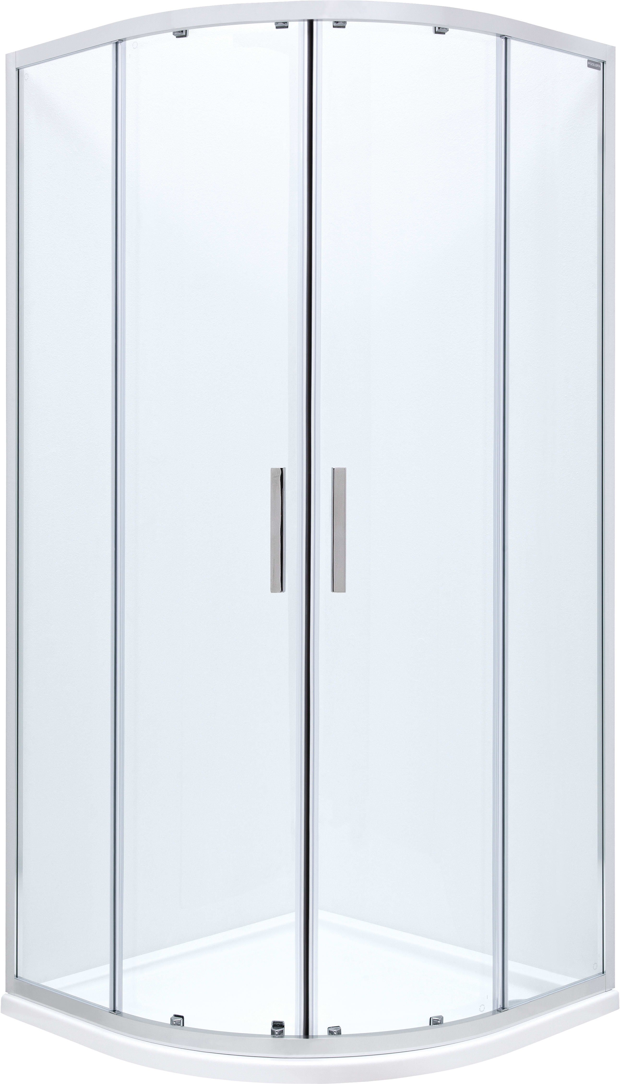 Roca Town-N Rondo kabina prysznicowa 90 cm półokrągła chrom/szkło przezroczyste AMP2509012M - Wysyłka w 24h