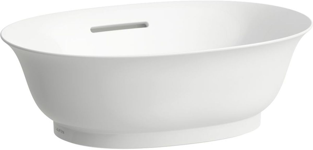 Laufen The New Classic umywalka 45x31 cm owalna nablatowa biała H8128510001091