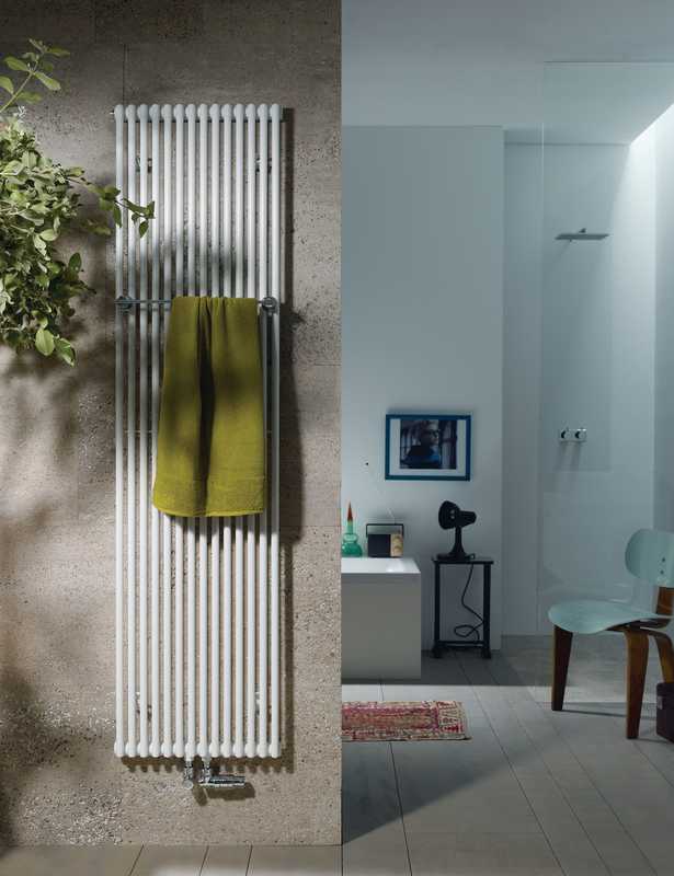 Zehnder Kleo Bar grzejnik łazienkowy 180x56,1 cm biały KLPV180-17