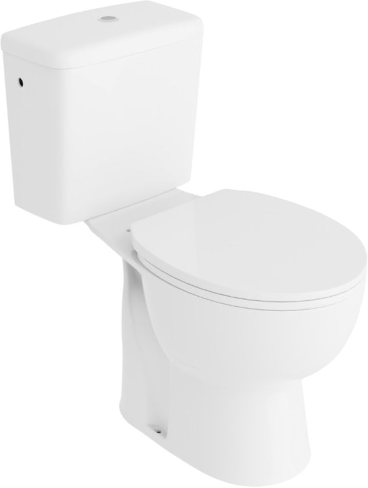 LaVita Ceto-Eco zestaw kompakt WC stojący biały połysk