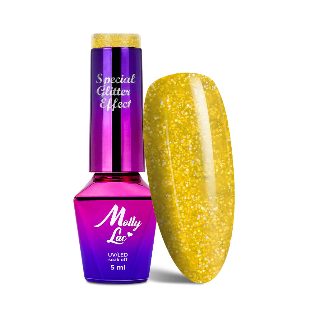 Lakier hybrydowy LED/UV Gel Polish Mollylac Starrily Nr 282 Sundance 5 ml