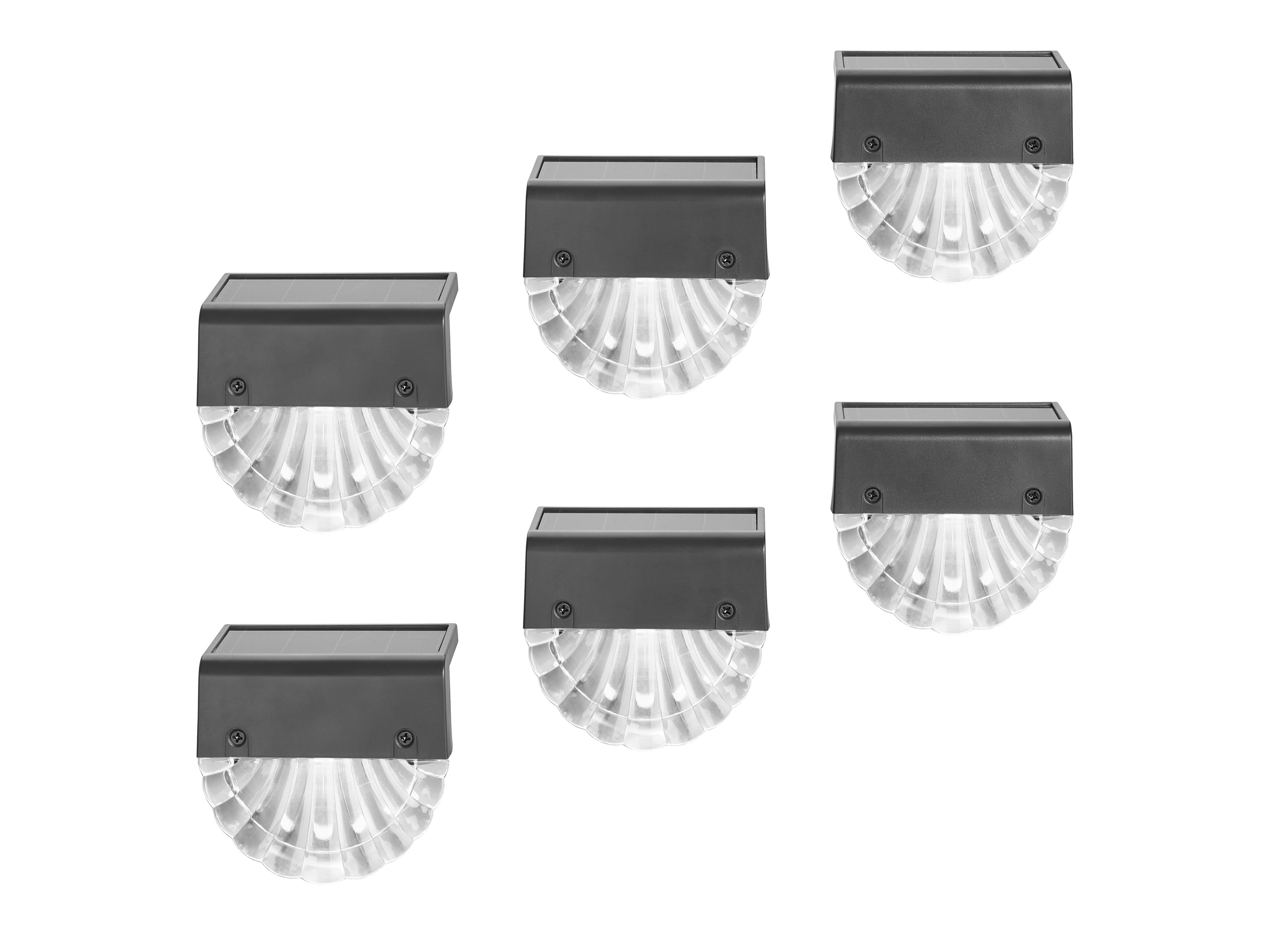 Livarno Zestaw 6 lampek solarnych LED Okrągły