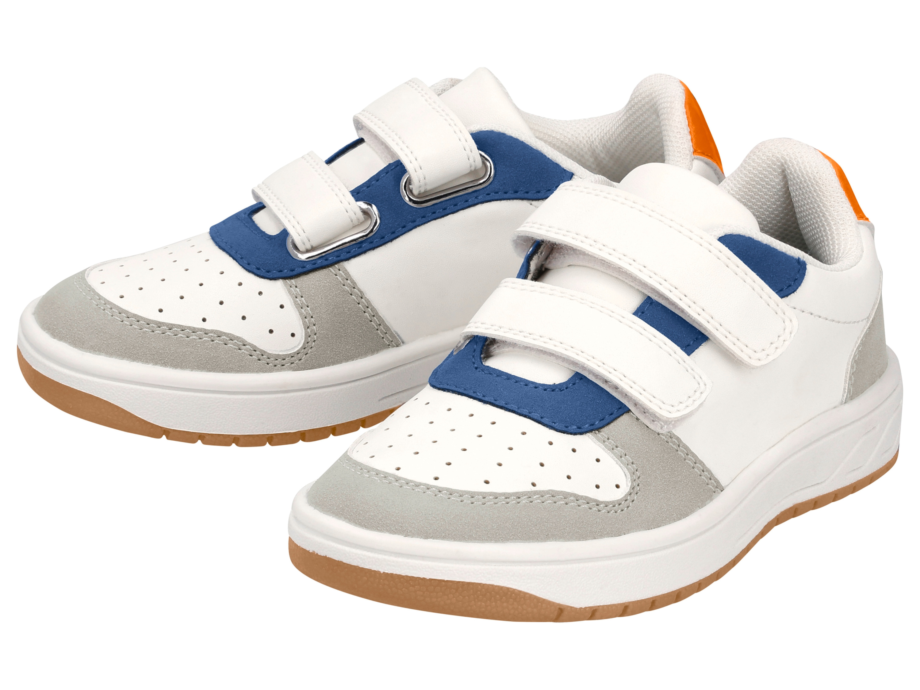 lupilu Buty sneakersy dziecięce Pomarańczowy/ szary/ niebieski, 26