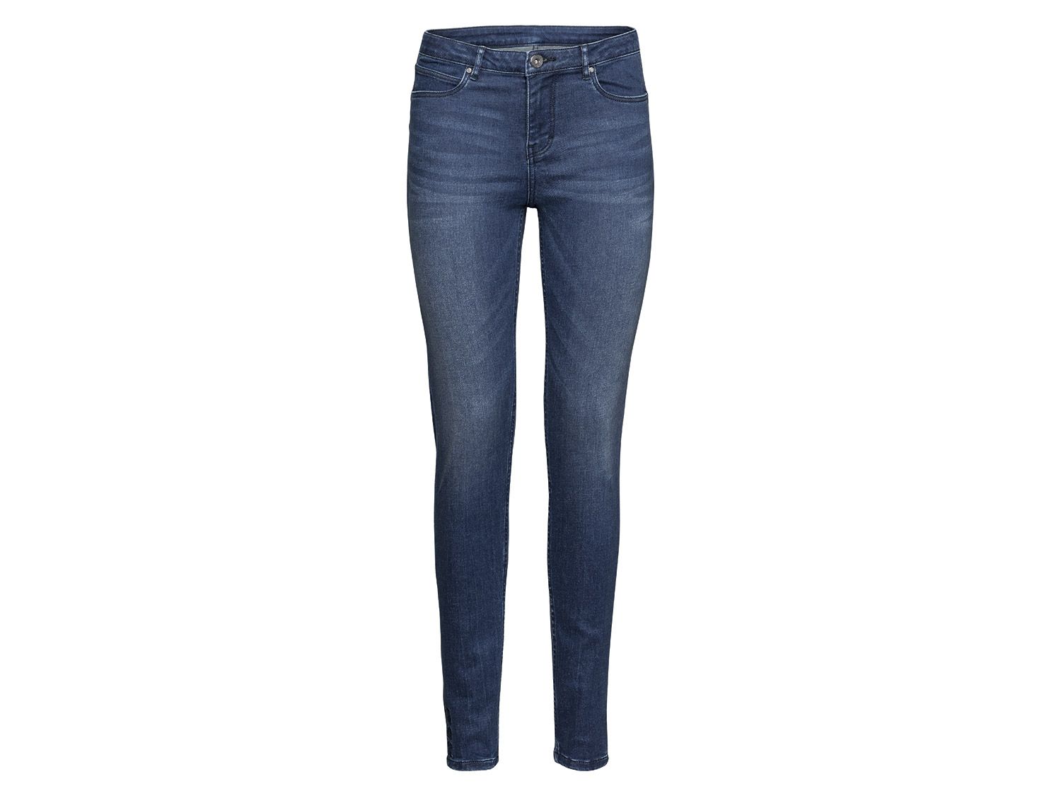 esmara Jeansy damskie Super Skinny Push Up 38, Niebieski