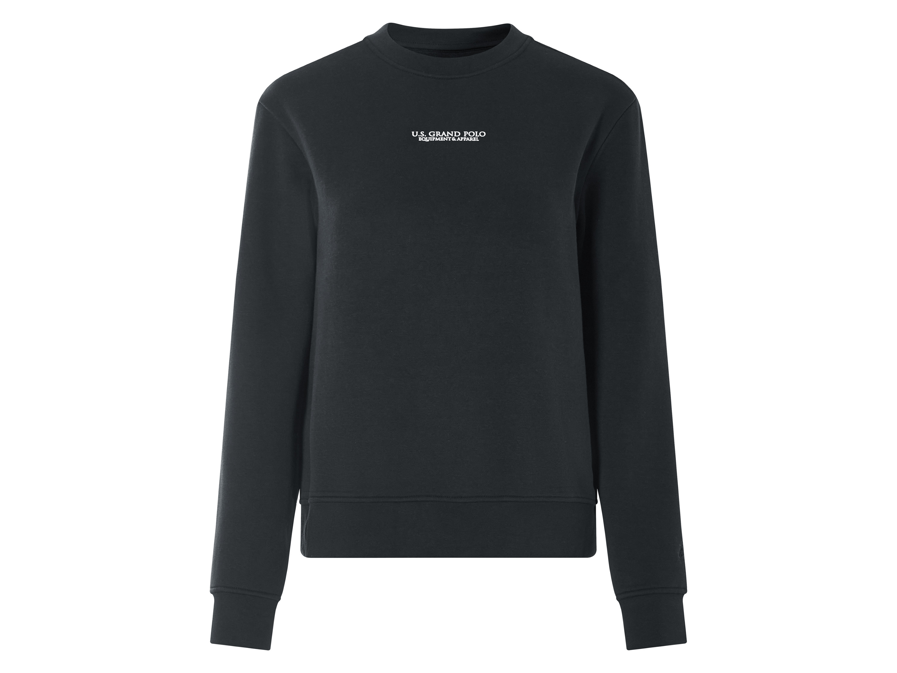 esmara Bluza dresowa damska z bawełną Czarny, XS 32-34