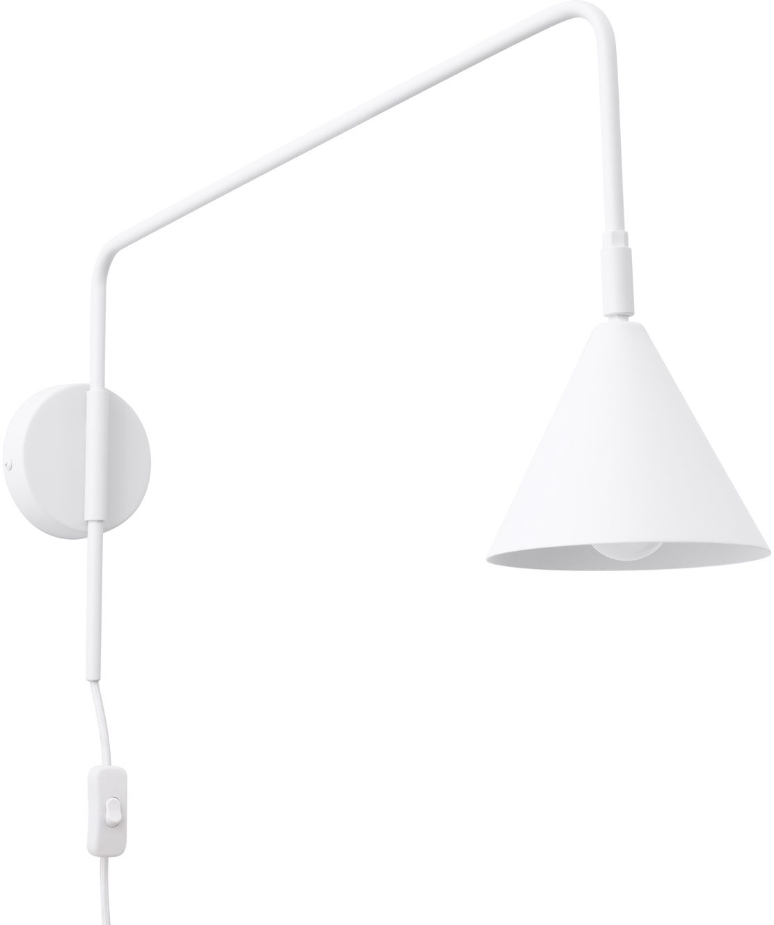 Darmowa Dostawa - Kinkiet 1x10 W biały Sollux Lighting Nox SL1696