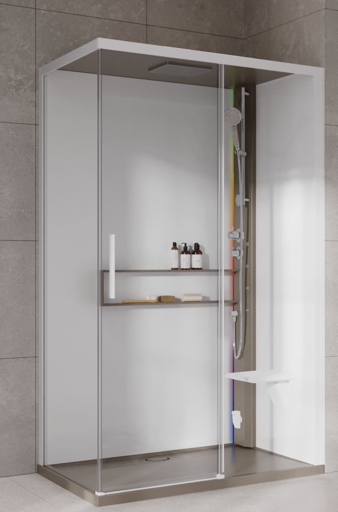 Darmowa Dostawa - Kabina z hydromasażem Novellini Glax G222P120DT51TU