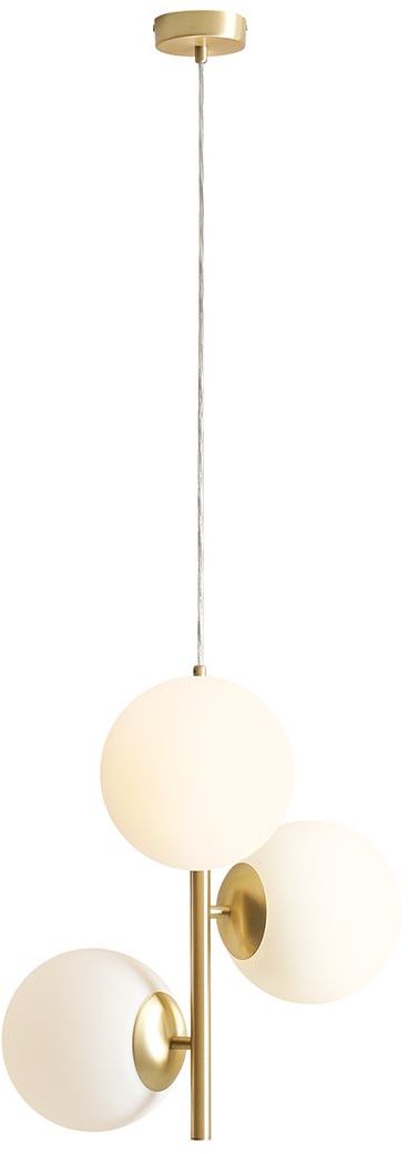 Darmowa Dostawa - Lampa wisząca 3x15 W mosiądz Aldex Fin 1120E40M
