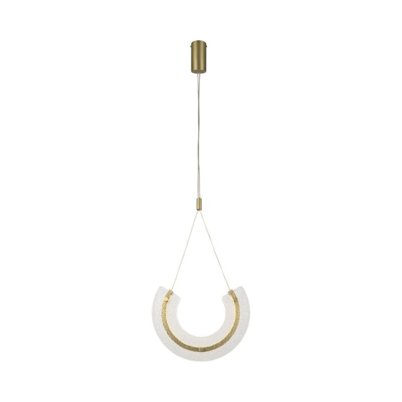 Lampa wisząca Maytoni Maya mosiężno-złota wym: 186,5 x 6 x 32 cm wbudowany LED 10W 1 szt.