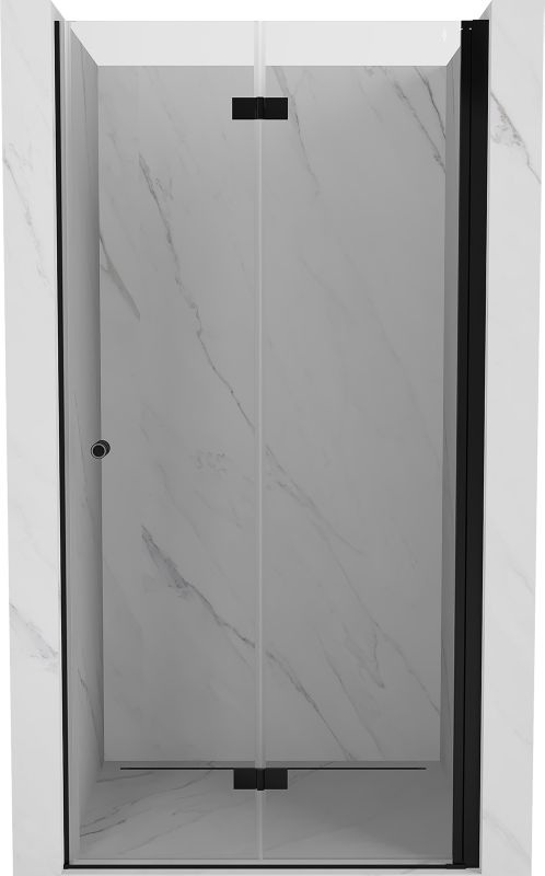 Drzwi prysznicowe składane Mexen Mist-F czarne 80x200 cm - 8A6-080-000-70-00-P 1 szt.