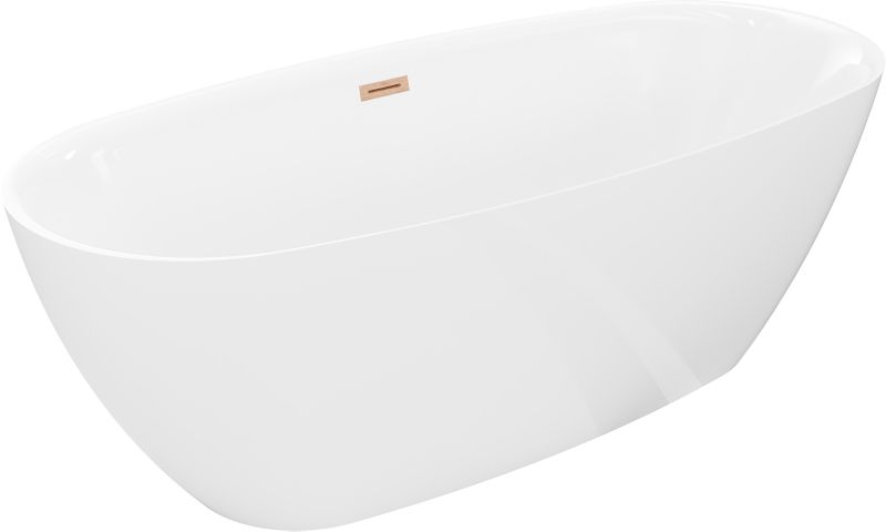 Wanna wolnostojąca Mexen Luvo Slim biała 170x75 cm .- 52801707500-65 1 szt.