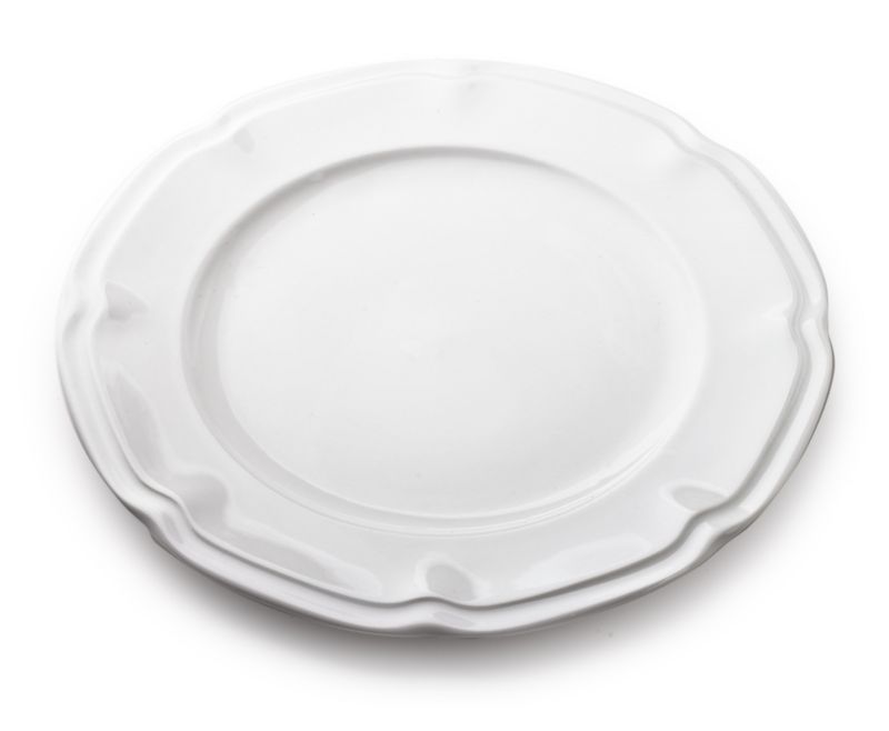Talerz obiadowy porcelanowy Mondex Hella 26 cm biały 1 szt.
