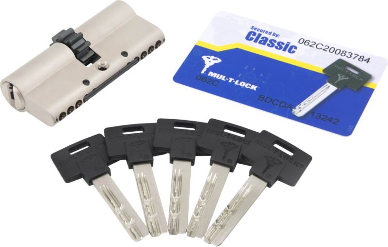 Wkładka Mul-T-Lock Classic 31 x 31Z mm satyna