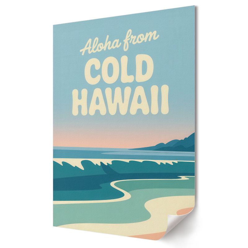 Plakat na ścianę Wallfluent Format A4 Cold Hawaii Artysta Lucas "Luca" Meyer 1 szt.