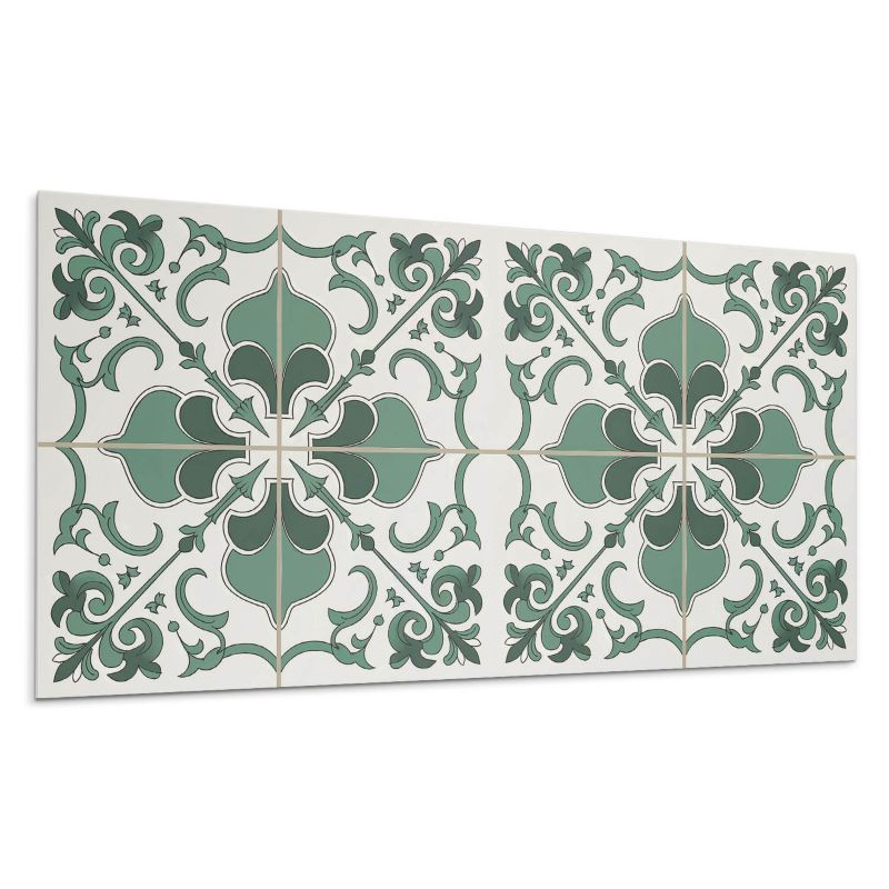 Kafelki samoprzylepne Wallfluent 40x20 cm Wytworny design roślinny 10 szt.