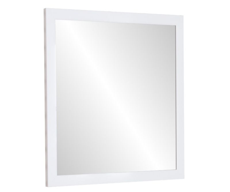 Lustro Profilmat wiszące 60x60 w ramie kolor biały 1szt.