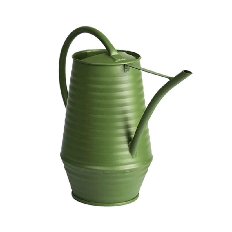 Konewka ogrodowa ozdobna Esschert Design ciemnozielona stalowa 1L 1 szt.